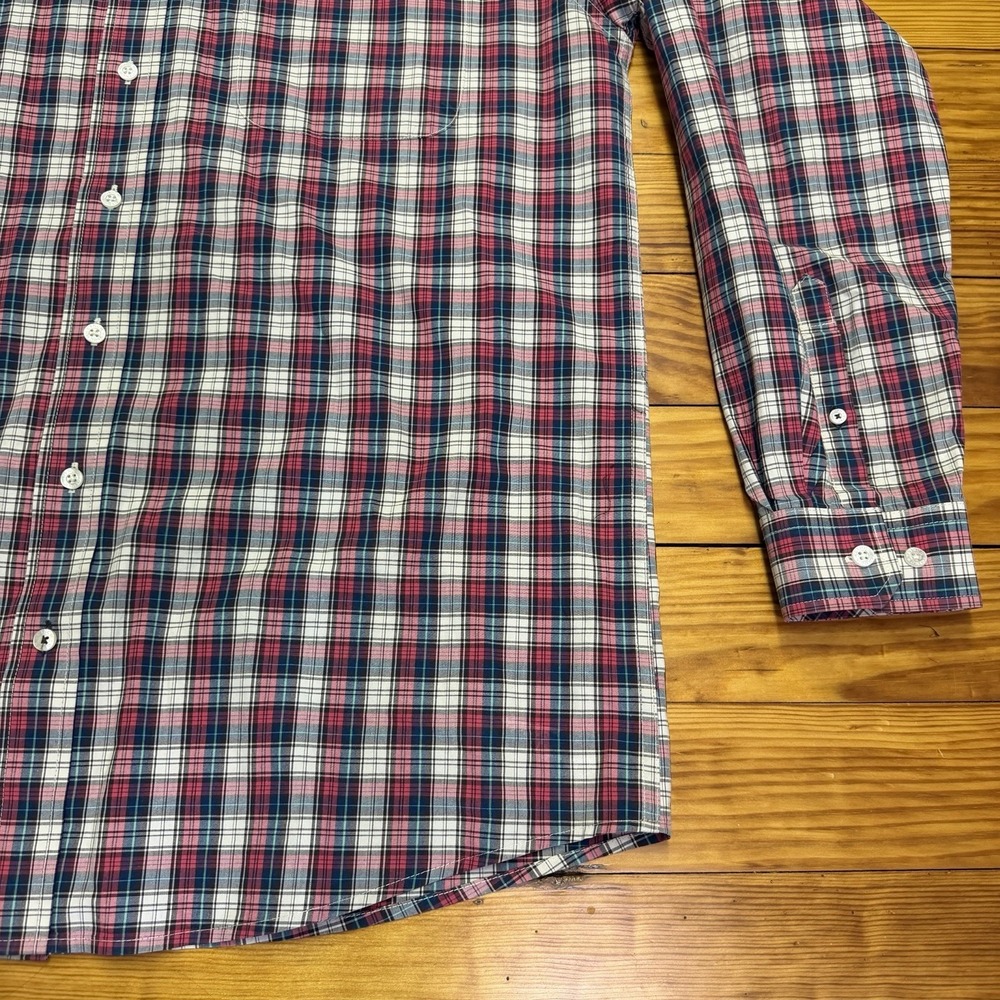 Cinch Shirt Men's Western Cowboy Pink Blue Plaid Button Down Long Sleeve Medium - Picture 7 of 11